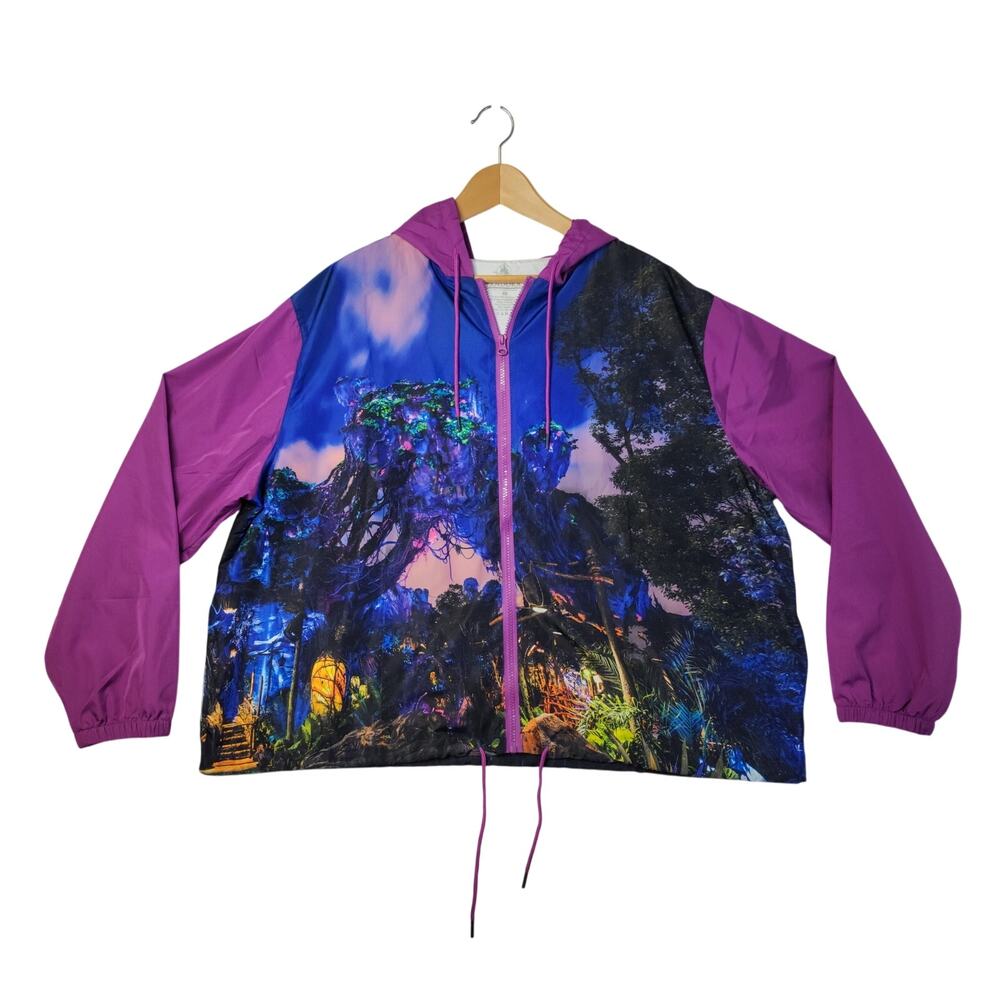Disney Parks Pandora Avatar Windbreaker Jacket Animal Kingdom Exclusive Size 2X